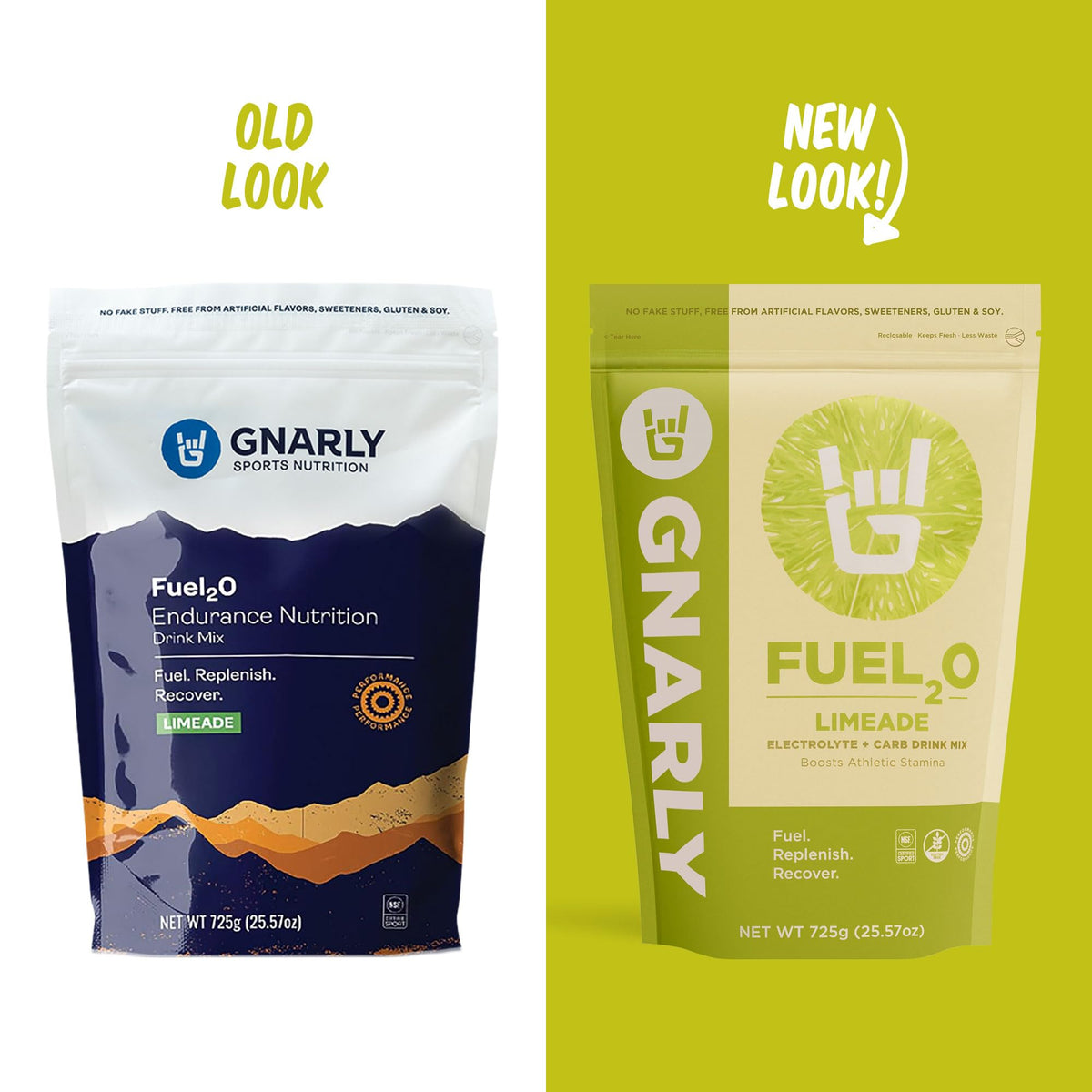 Gnarly Nutrition Fuel2O Limeade Electrolyte Powder - 25 Servings - image 2