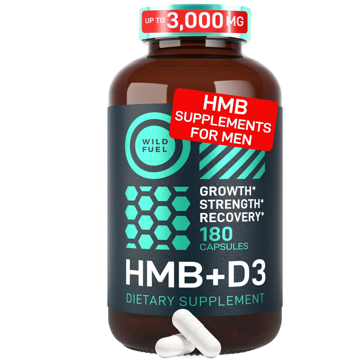 WILD FUEL HMB and Vitamin D3 Supplement Capsules Parent