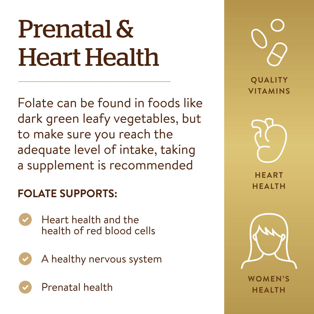 Solgar Folate 1,333 mcg - 250 Tablets - image 4