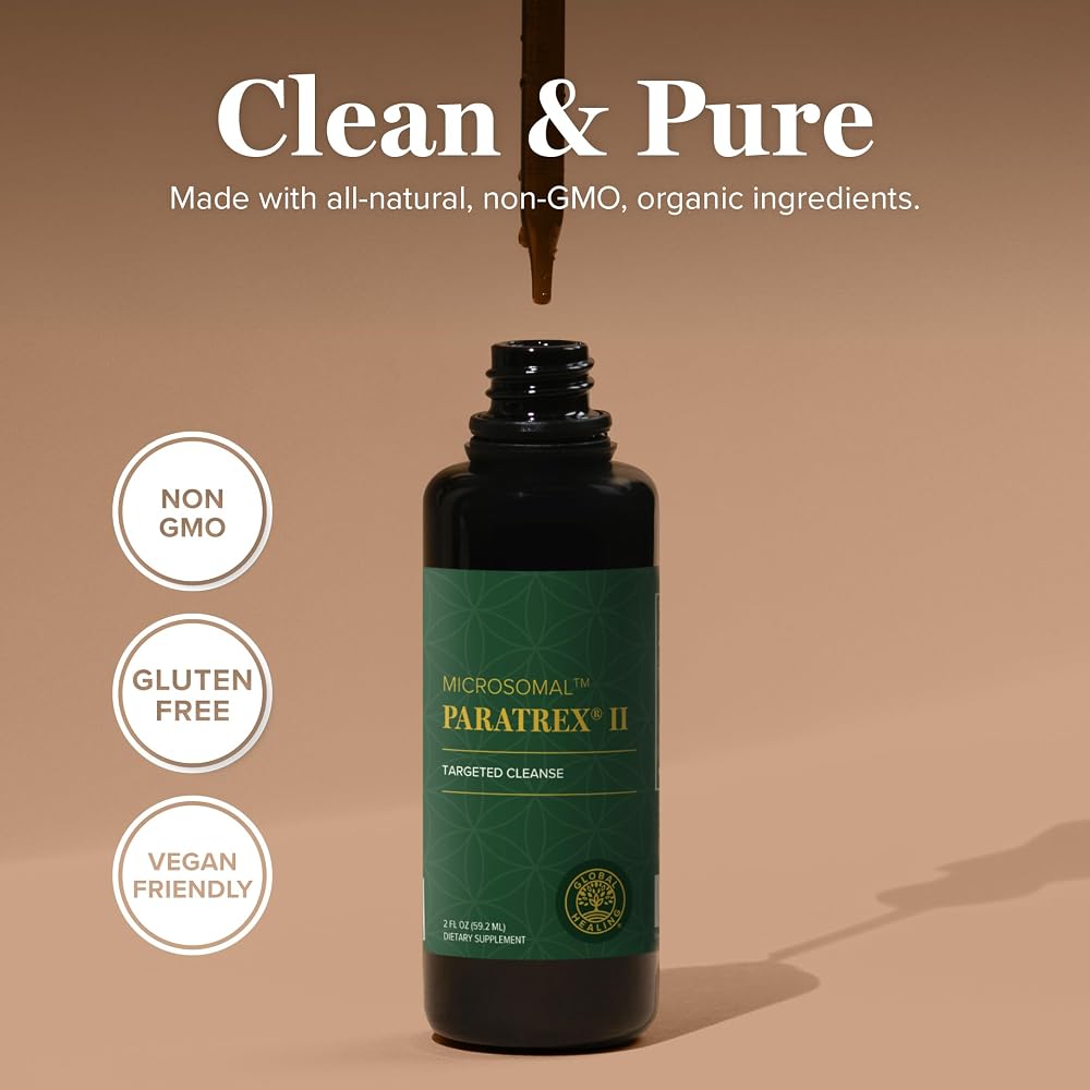 Global Healing Paratrex II - Advanced Detox Support - 2 Fl Oz - image 4