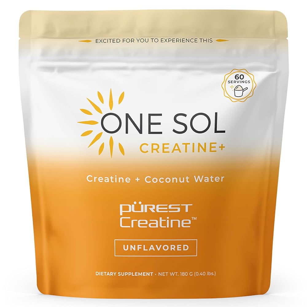 One Sol Women's Creatine for Muscle & Recovery - 60 Servings