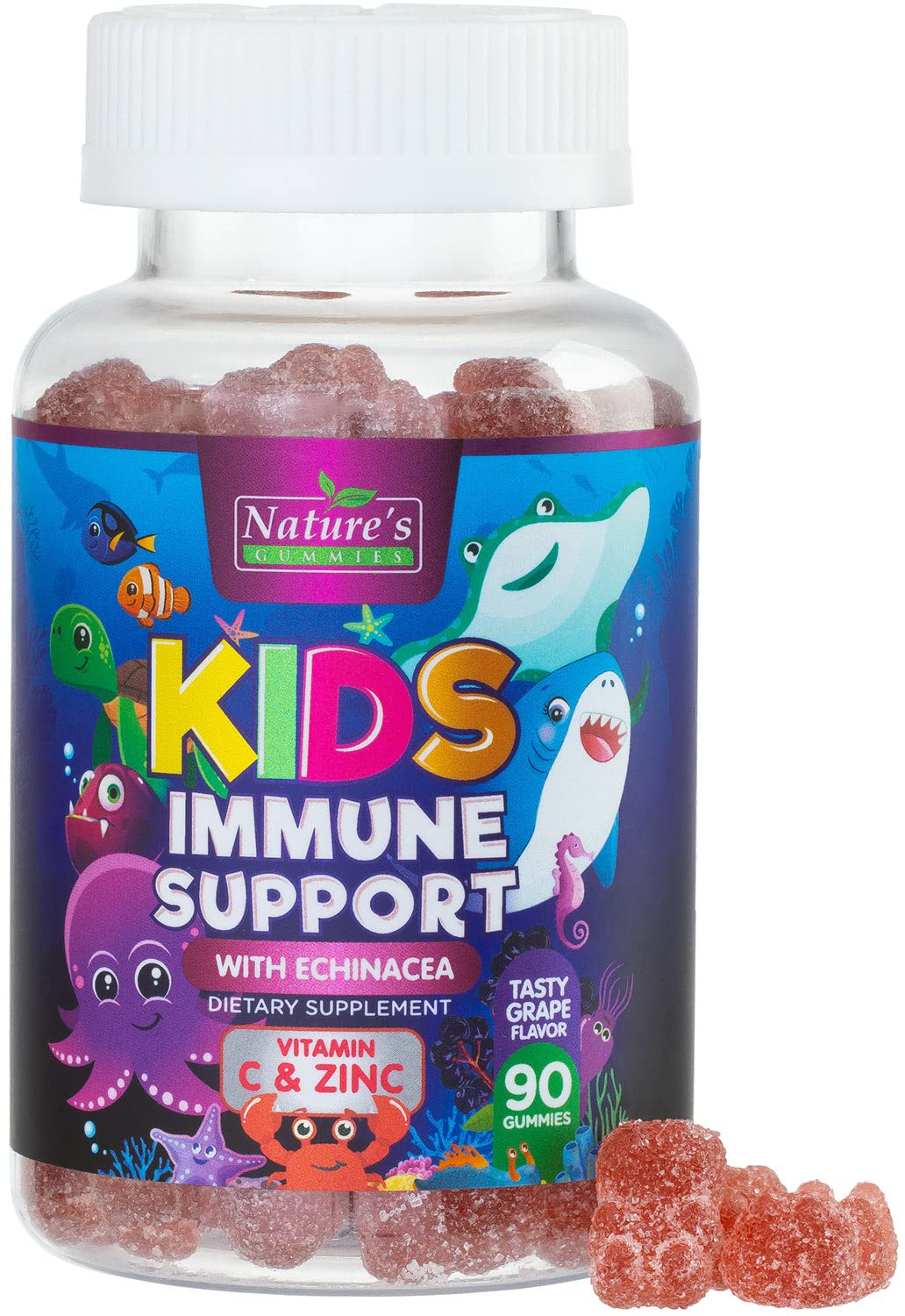 Nature's Nutrition Kids Immune Support Gummies - 90 Gummies