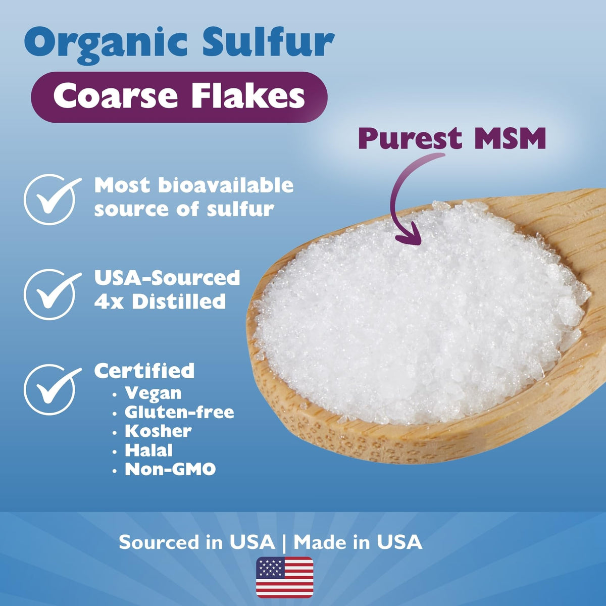 KALA HEALTH MSMPure MSM Powder Joint Support - 10 lb - image 3