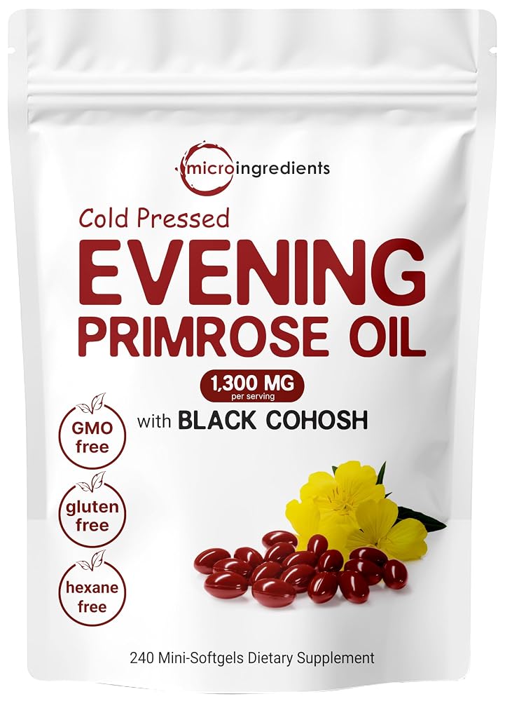 Micro Ingredients Evening Primrose Oil 1300mg - 240 Softgels