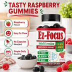 Ez-Focus Lion's Mane Mushroom Gummies for Focus & Memory - 60 Gummies - image 6