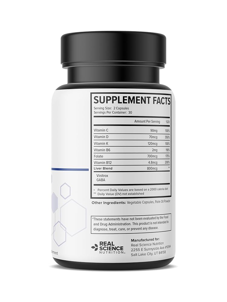 Real Science Nutrition Liver Miracle Liver Support - 60 Capsules - image 2