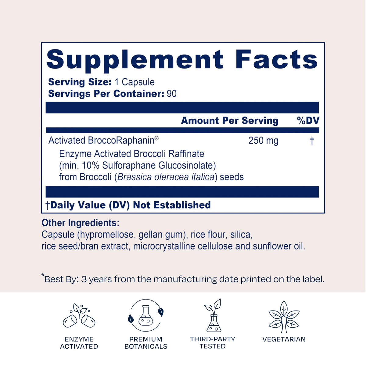 BioPure Broccoli Sprout Supplement Immune Support - 90 Capsules - image 3
