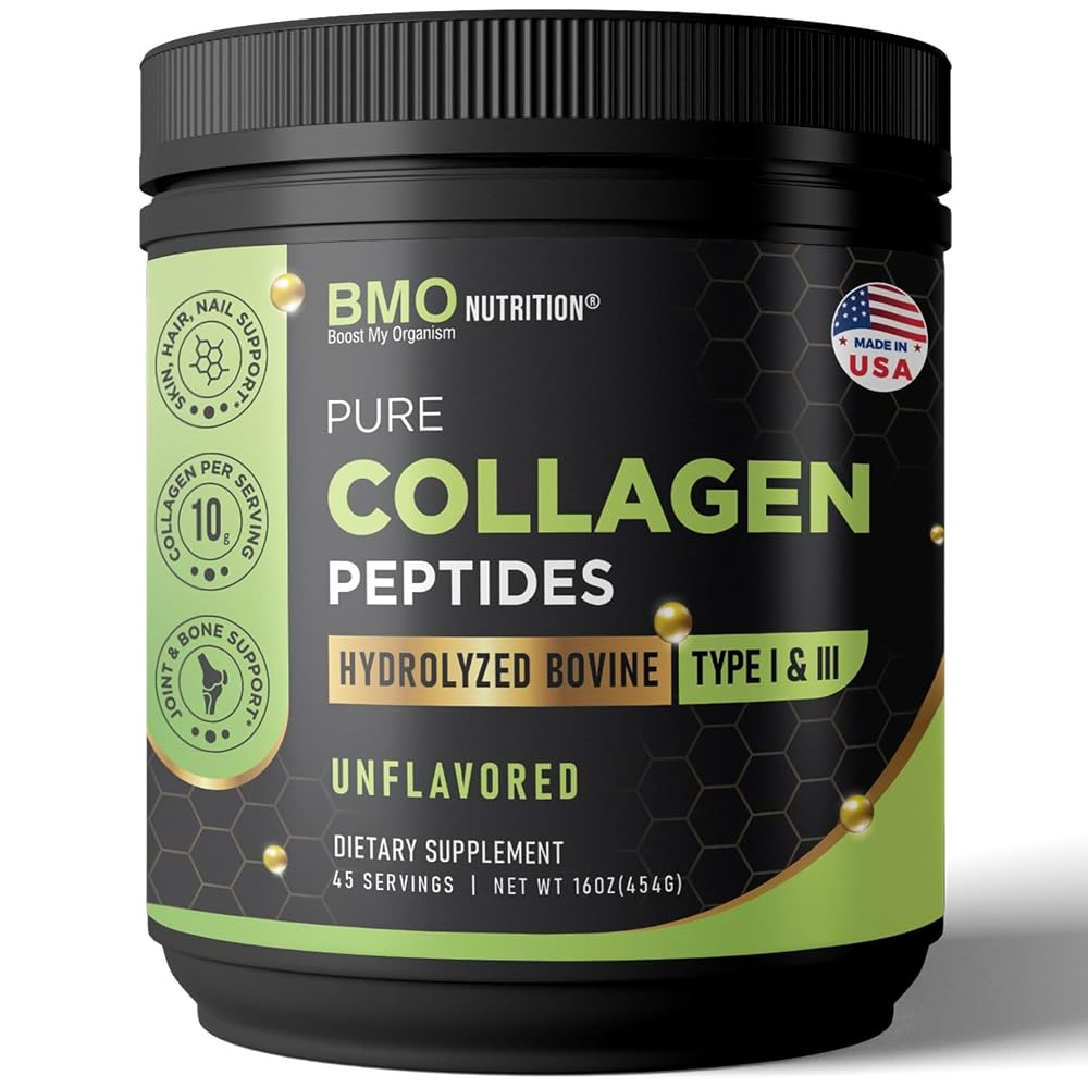 BMO Nutrition Pure Collagen Peptides Powder Type 1&3 - 45 Servings