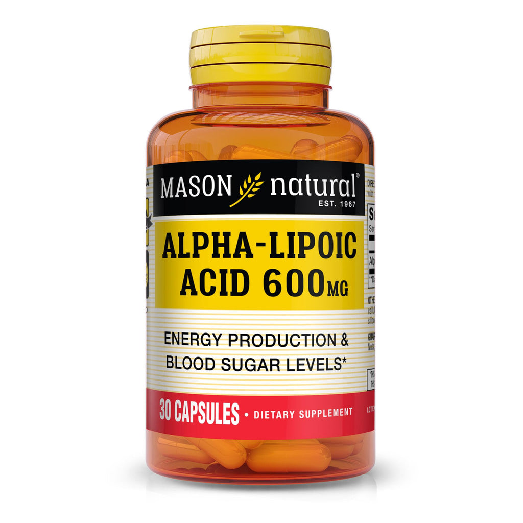 MASON NATURAL Alpha Lipoic Acid 600 mg - 30 Capsules
