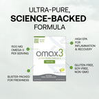 Omax3 Omega 3 Fish Oil 1500mg High-Potency EPA/DHA - 240 Softgels - image 3