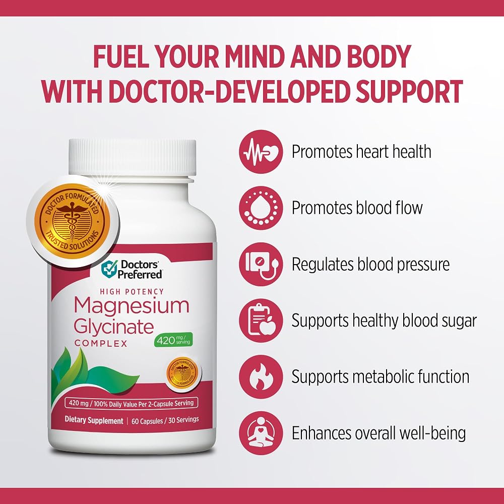 Doctors' Preferred High Potency Magnesium Glycinate Complex
