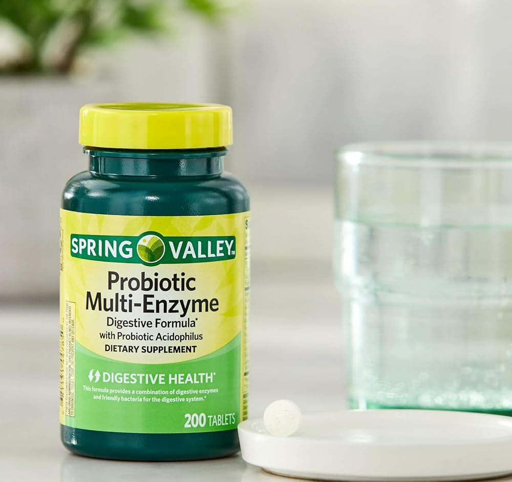 Bitimi Spring Valley Probiotic Multi-Enzyme Digestive Formula - 200 Tablets - image 3