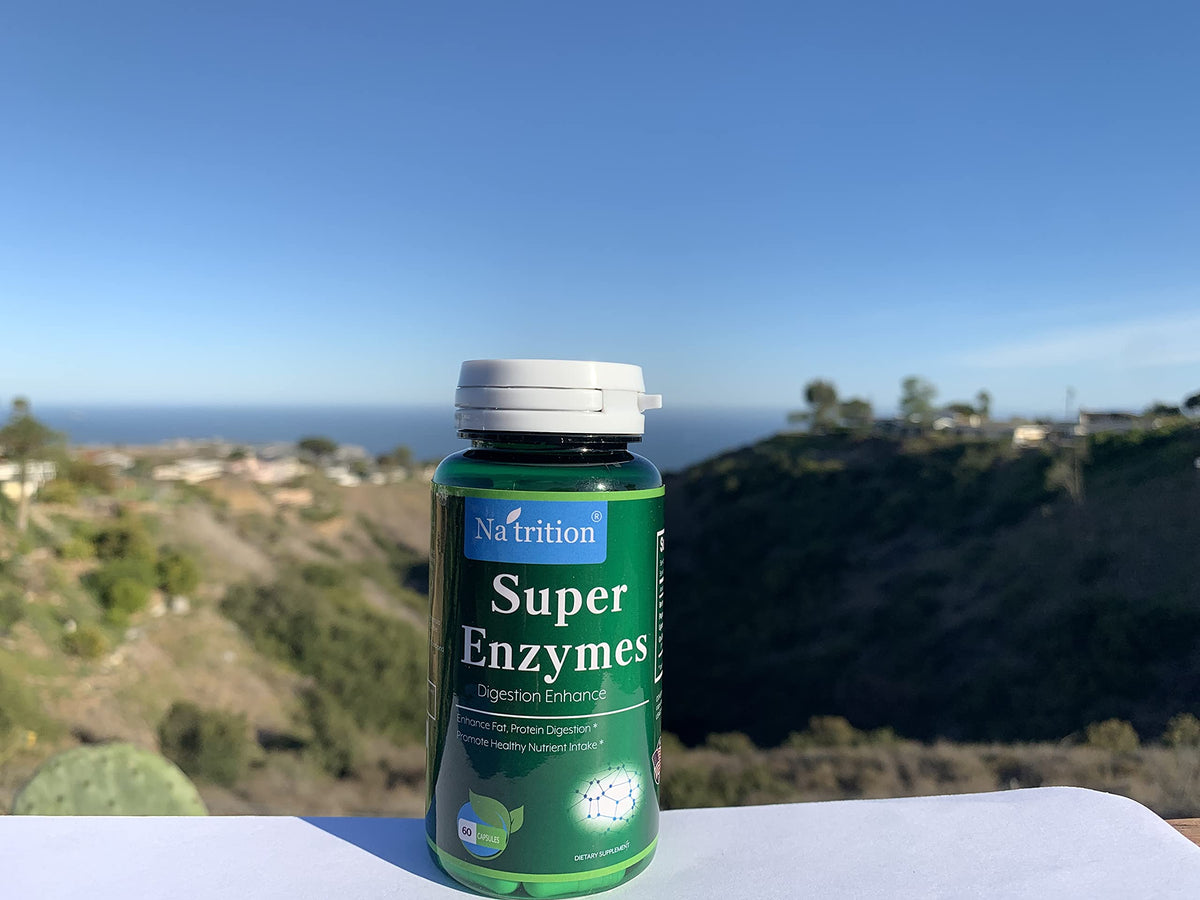 Na'trition Super Enzymes Digestion Enhance Formula - 60 Vegetarian Capsules - image 3