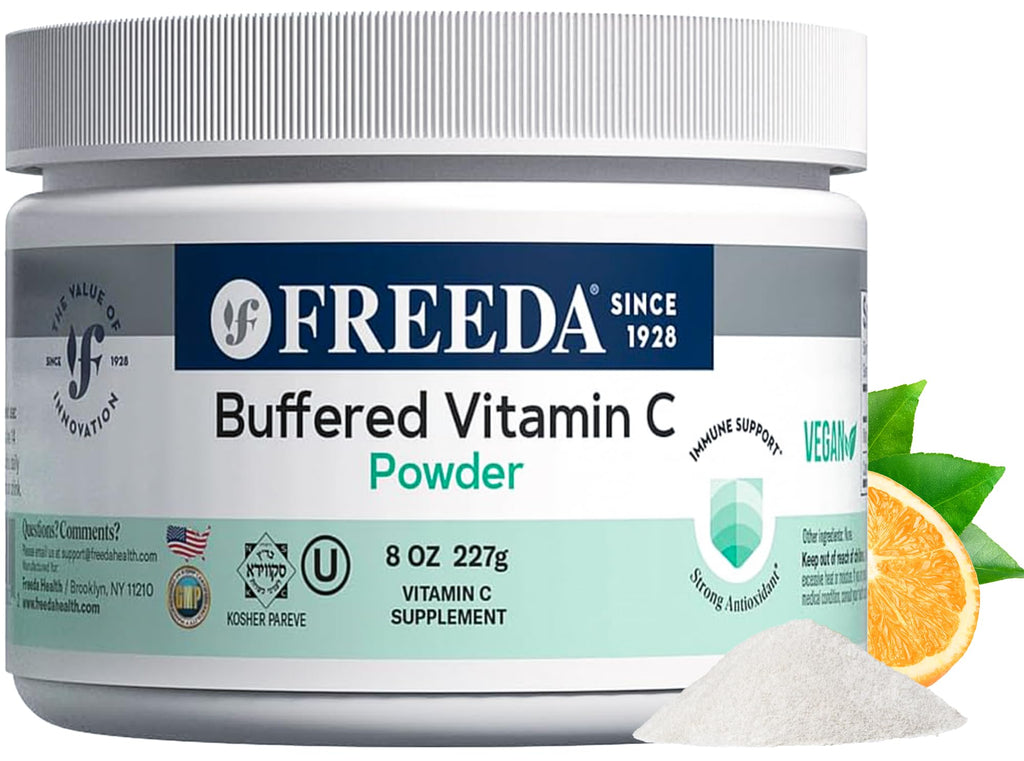FREEDA Buffered Vitamin C Powder - 8 oz