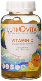 Lutrovita Children Vitamin C Slices Orange Flavour - 60 Count