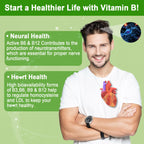 EnvyCure Vitamin B Complex Methylated Energy Support - 180 Tablets - image 5