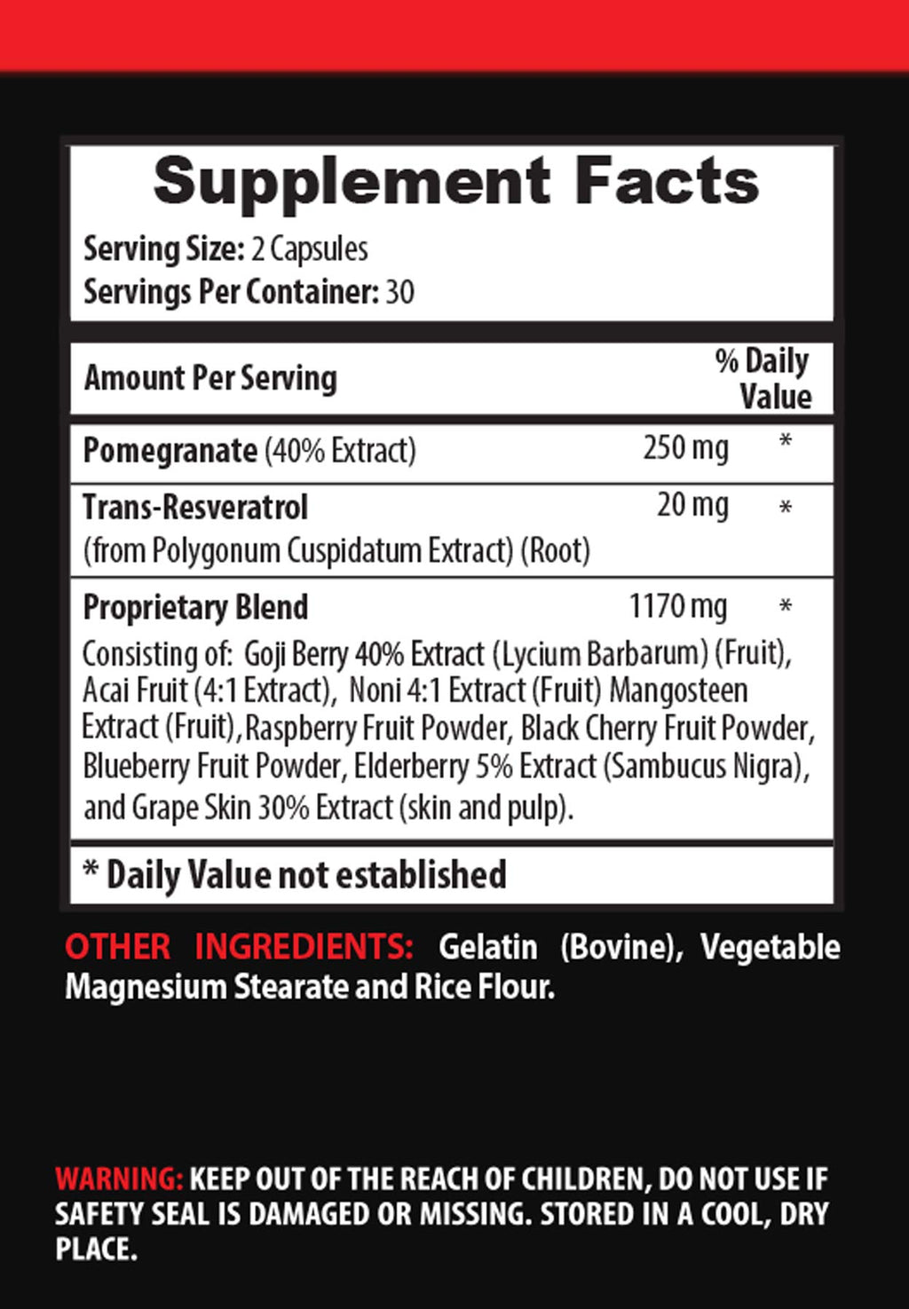 VIP VITAMINS Immune Support Pomegranate Extract - 60 Capsules - image 2