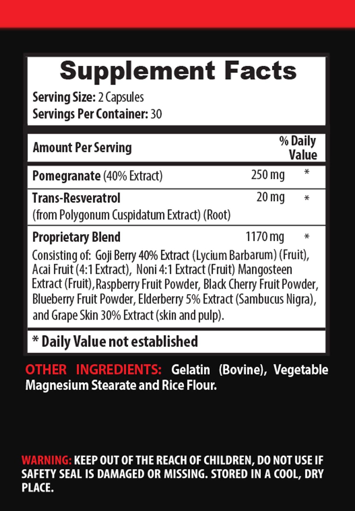 VIP VITAMINS Immune Support Pomegranate Extract - 60 Capsules - image 2
