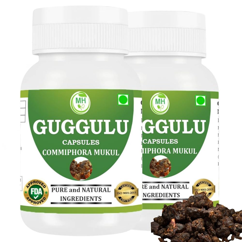 Morsan Healthcare Guggulu (Commiphora Mukul) 60 Capsules Pack