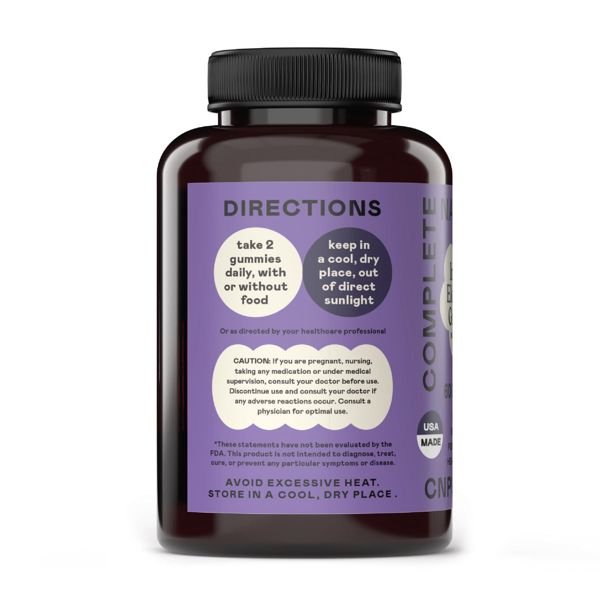 Complete Natural Products Elderberry Gummies with Zinc & Vitamin C - 60 Count - image 3