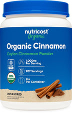Nutricost Organic Ceylon Cinnamon Powder - 2 Pounds