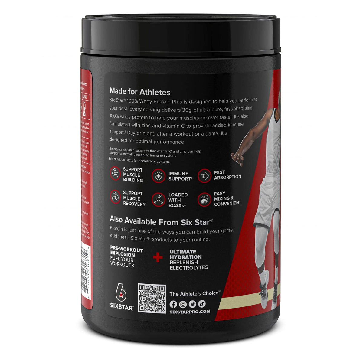 Six Star Whey Protein Powder Plus