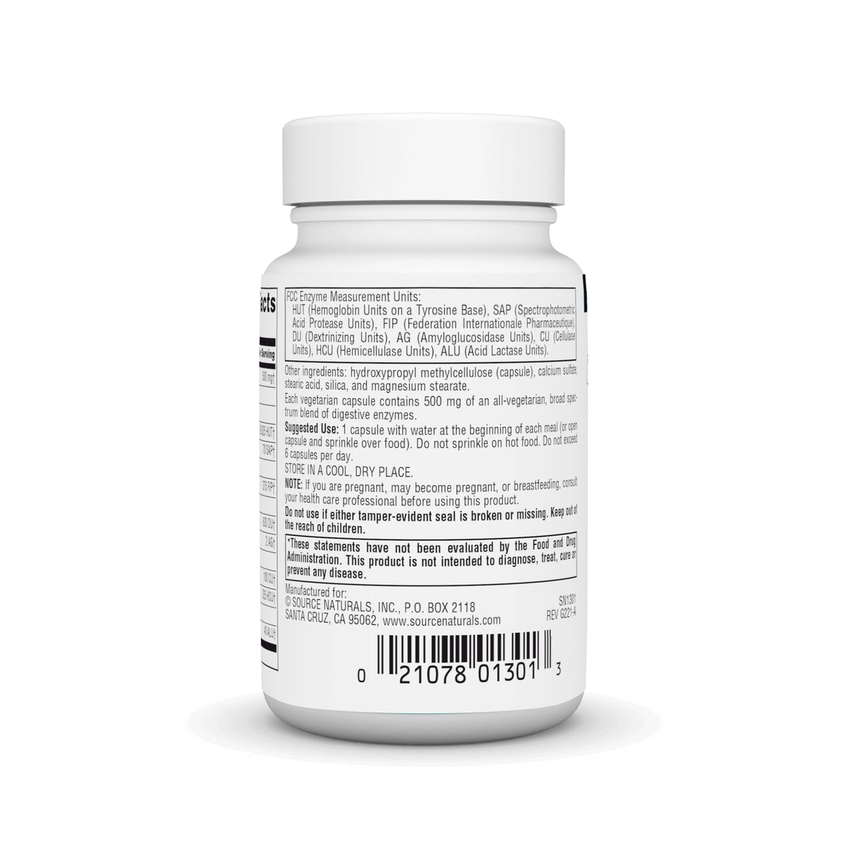 Source Naturals Essential Enzymes 500mg Bio-Aligned Multiple Enzyme