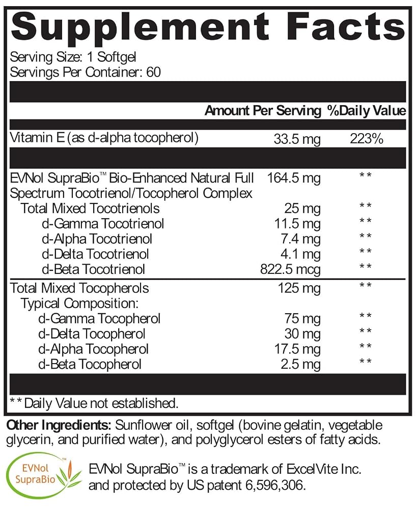 Protocols for Health Super E Vitamin E - 60 Softgels - image 2