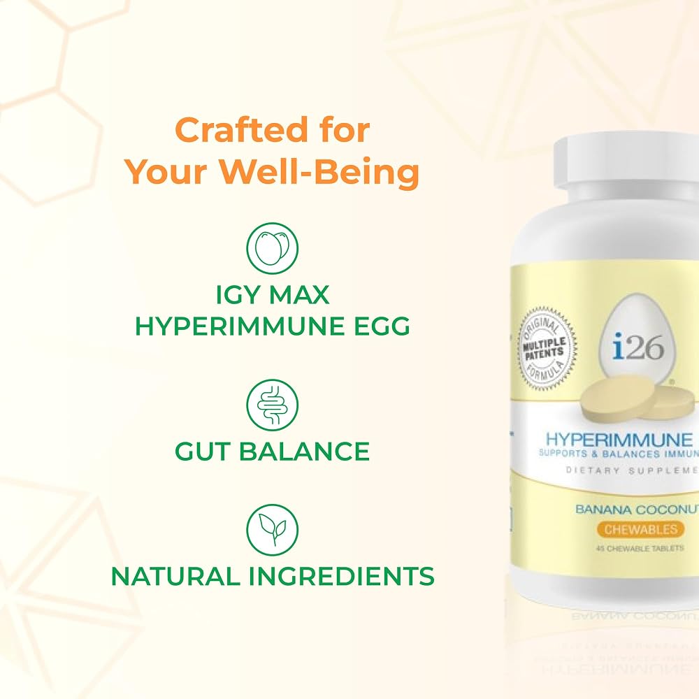 Youngevity i26 Hyperimmune Egg IgY Max Chewables - 45 Count - image 5