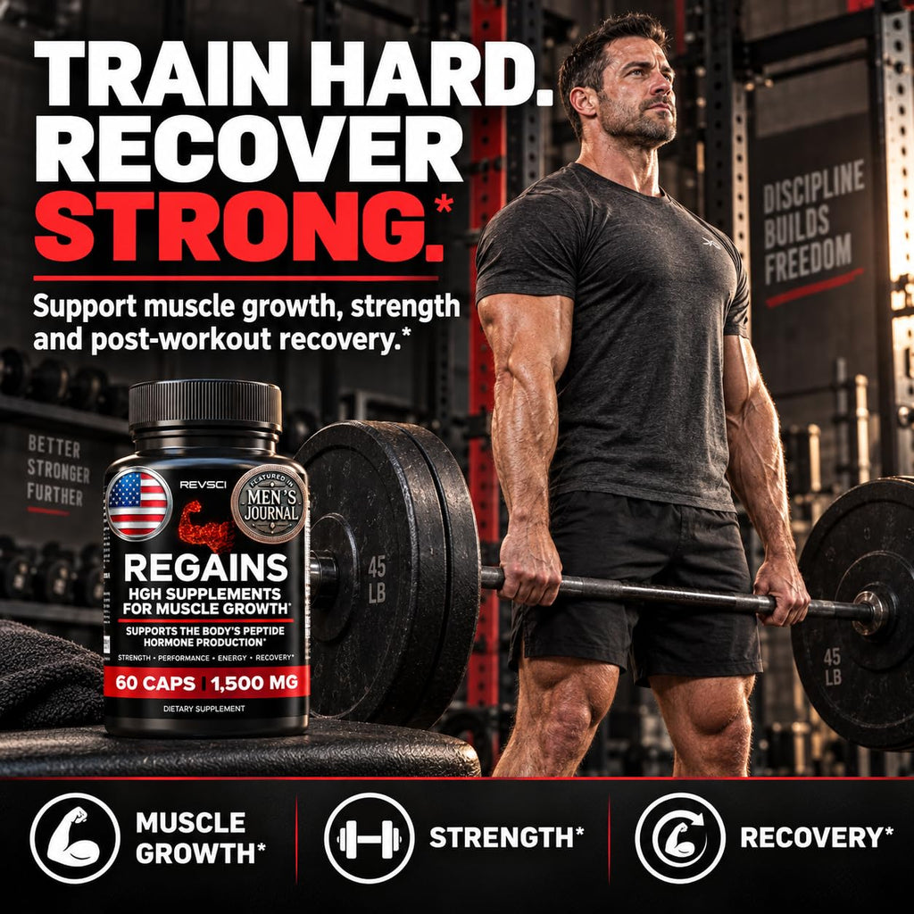 Revolution Science HGH Supplements for Men & Women - Regains Natural