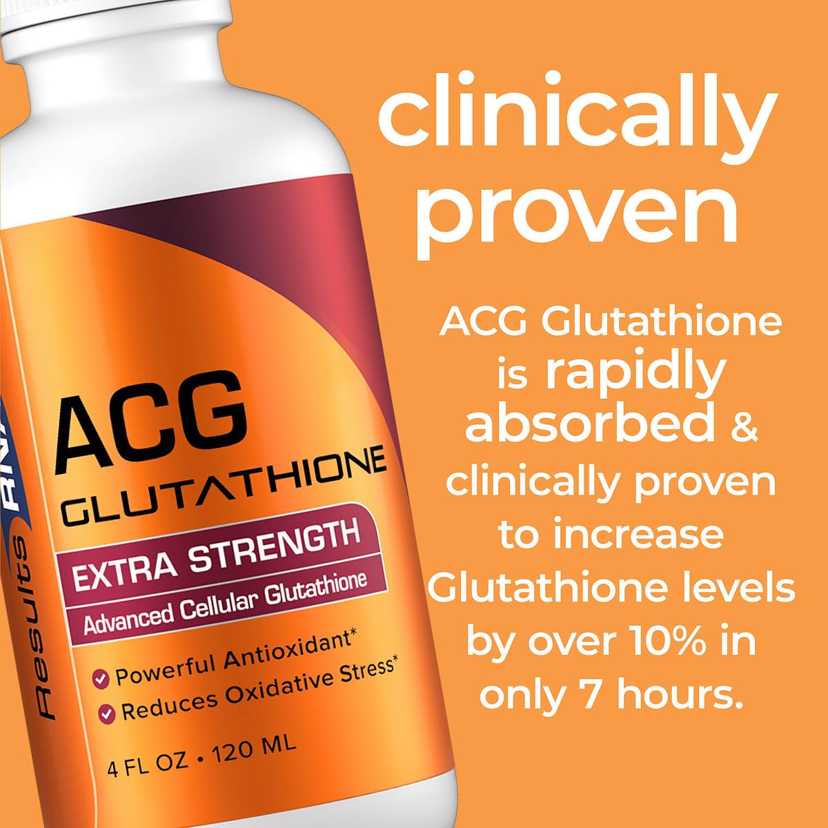 Results RNA ACG Glutathione Extra Strength Immune Boost - 4 oz - image 3