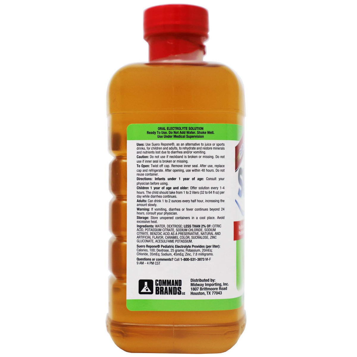 REPONE Electrolyte Solution with Zinc