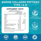 DRFOSTER Marine Collagen Peptides Powder Type I & III - 50 Servings - image 2