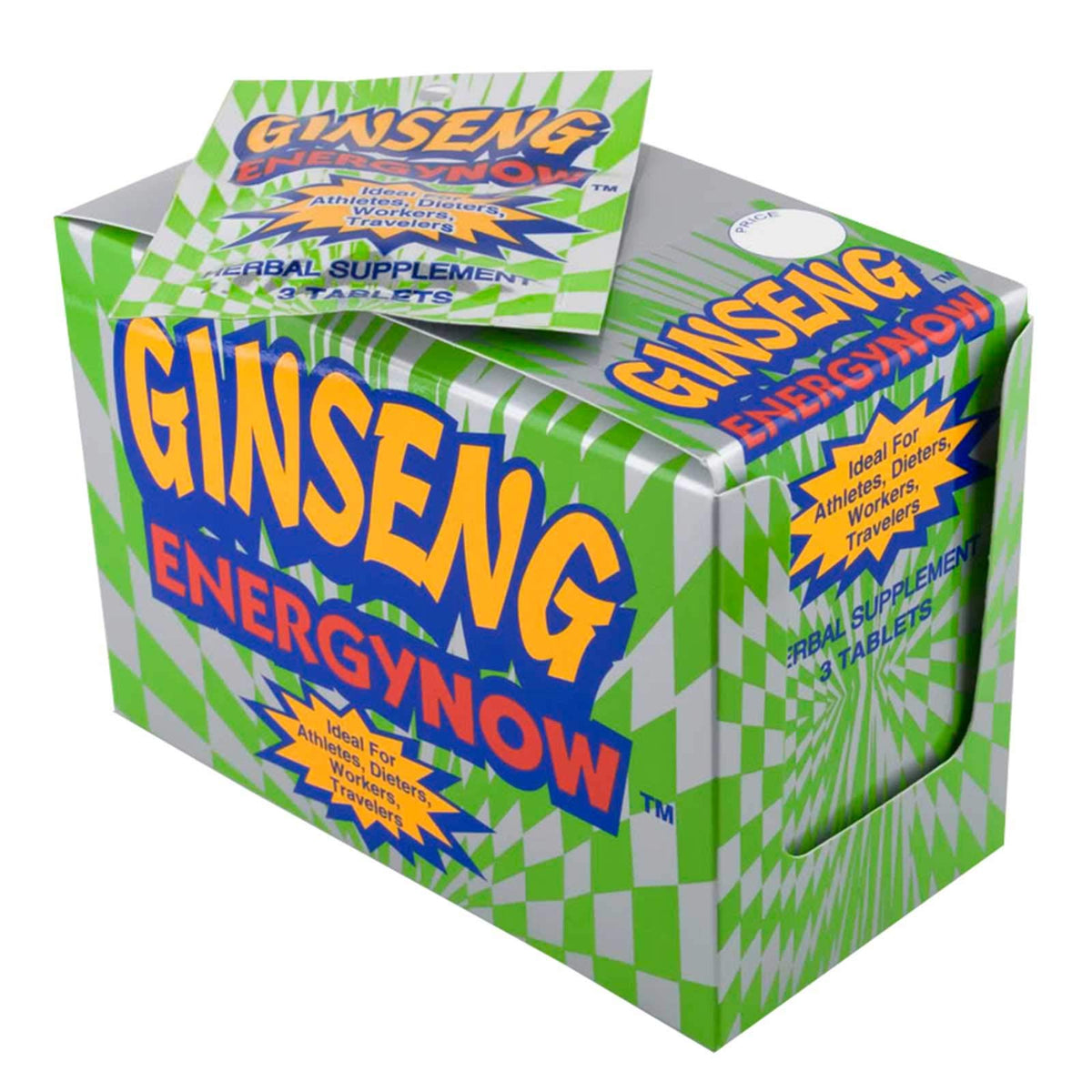 Energy Now Green Hills Ginseng Herbal Supplement - 24 Capsules
