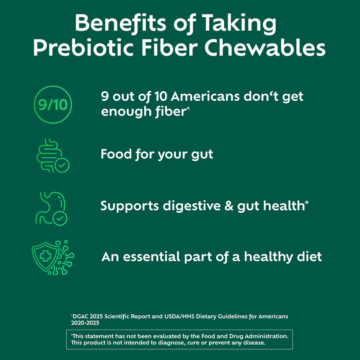 Benefiber Chewable Prebiotic Fiber Tablets Assorted Fruit - 100 Count - image 4