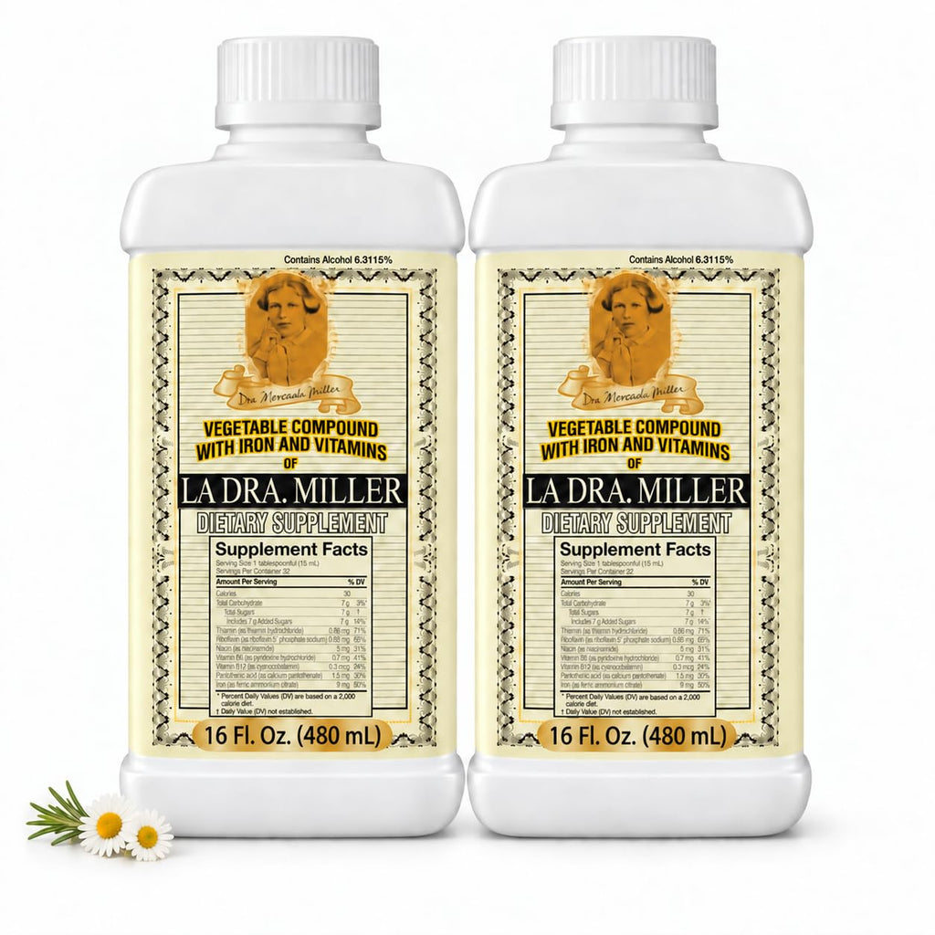 La Dra. Miller Vegetal Compound with Iron and Vitamins - 2 Pack