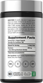 Horbäach Strontium Citrate 940 mg - 180 Capsules - image 2