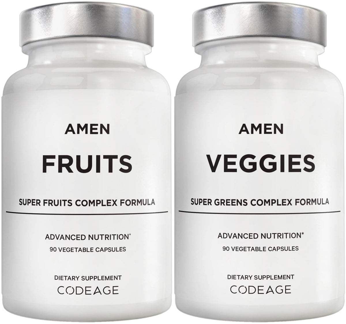 Amen Fruits & Veggies Vitamins Bundle - 180 Capsules