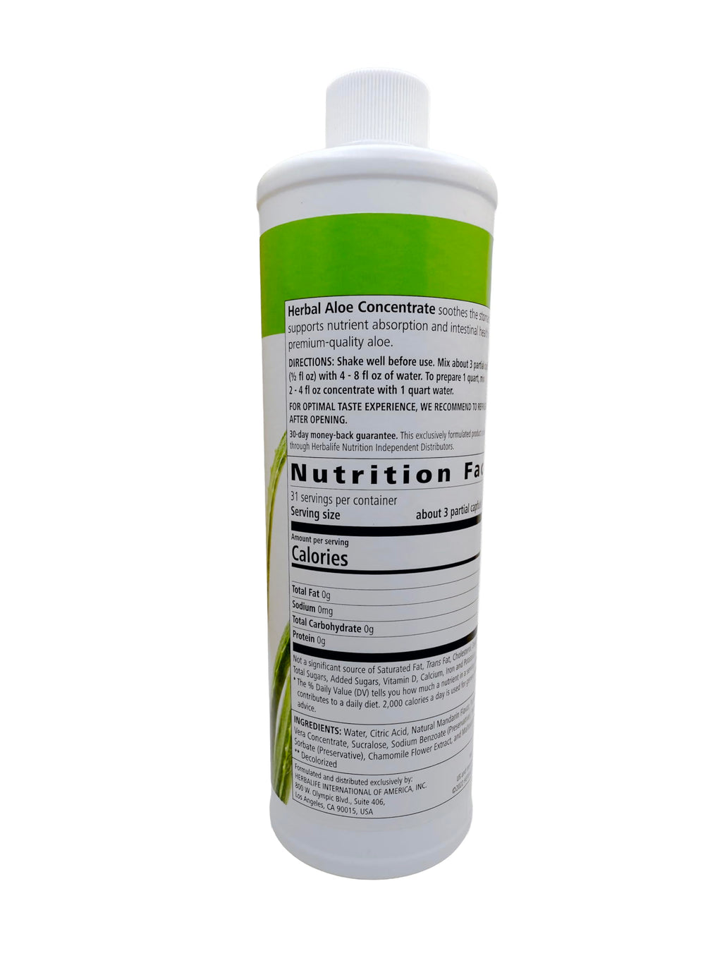 Herbalife Aloe Concentrate Mandarin Flavor for Digestive Health - 473ml - image 2