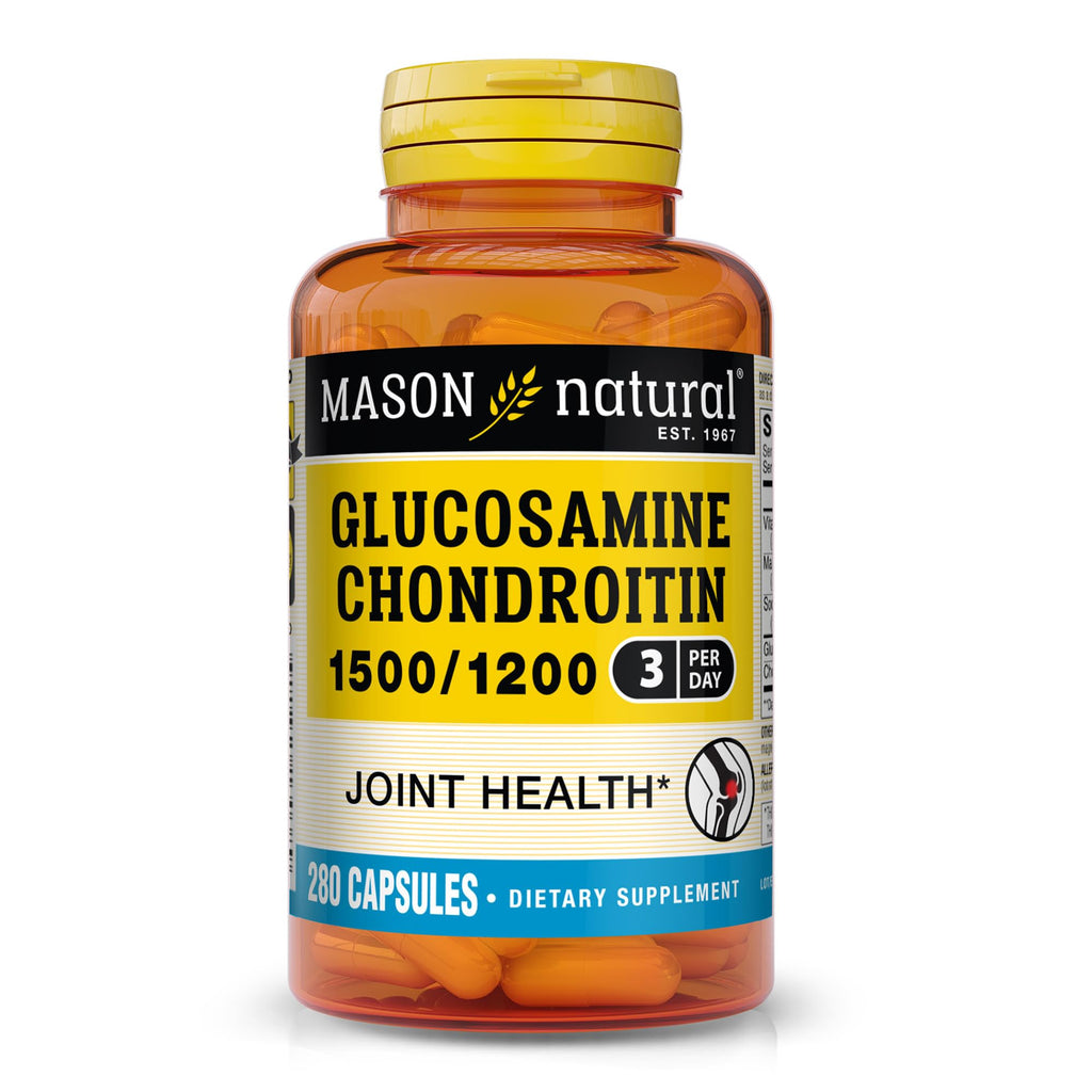 MASON NATURAL Glucosamine Chondroitin 1500/1200 Joint Support - 280 Capsules