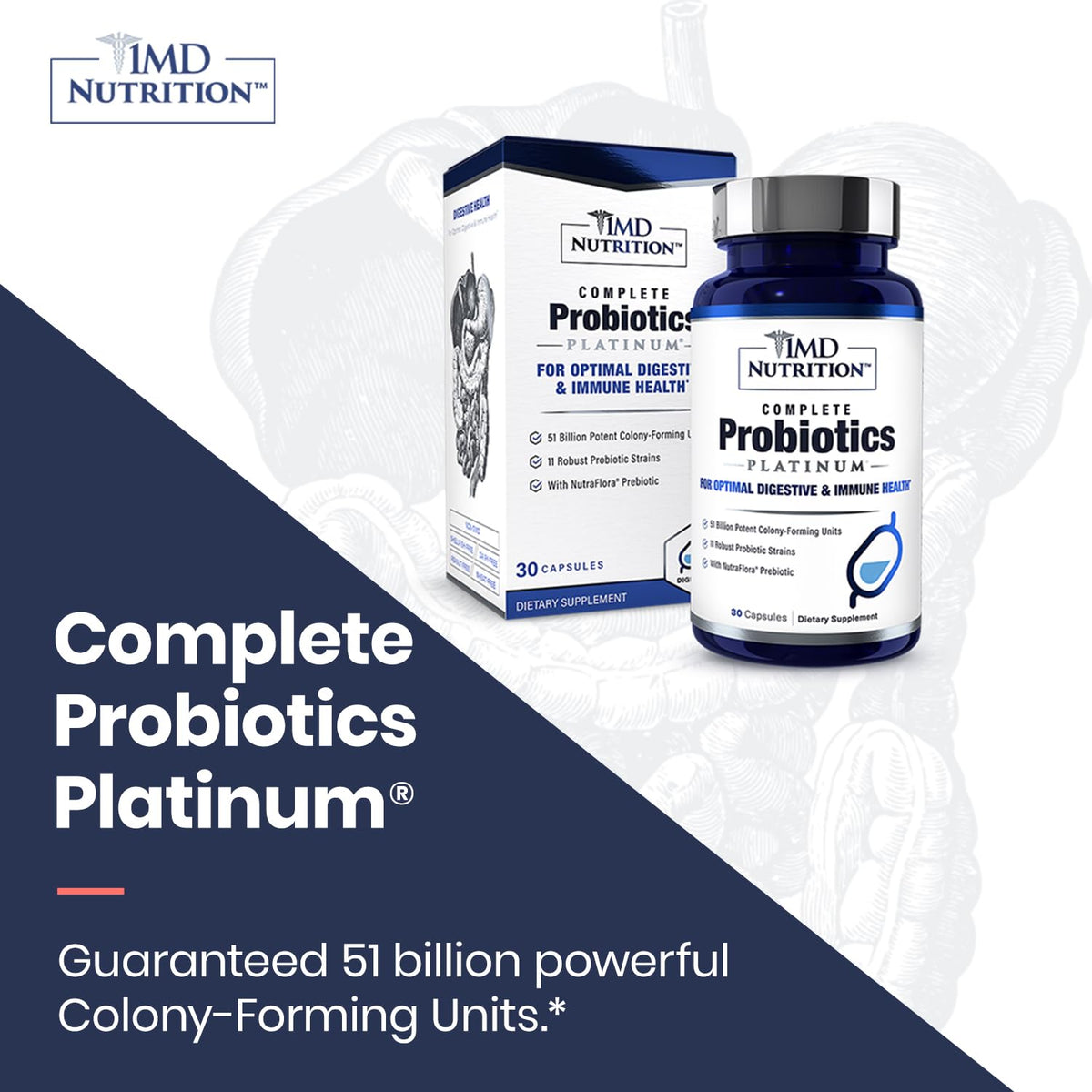 1MD Nutrition Complete Probiotics - Parent