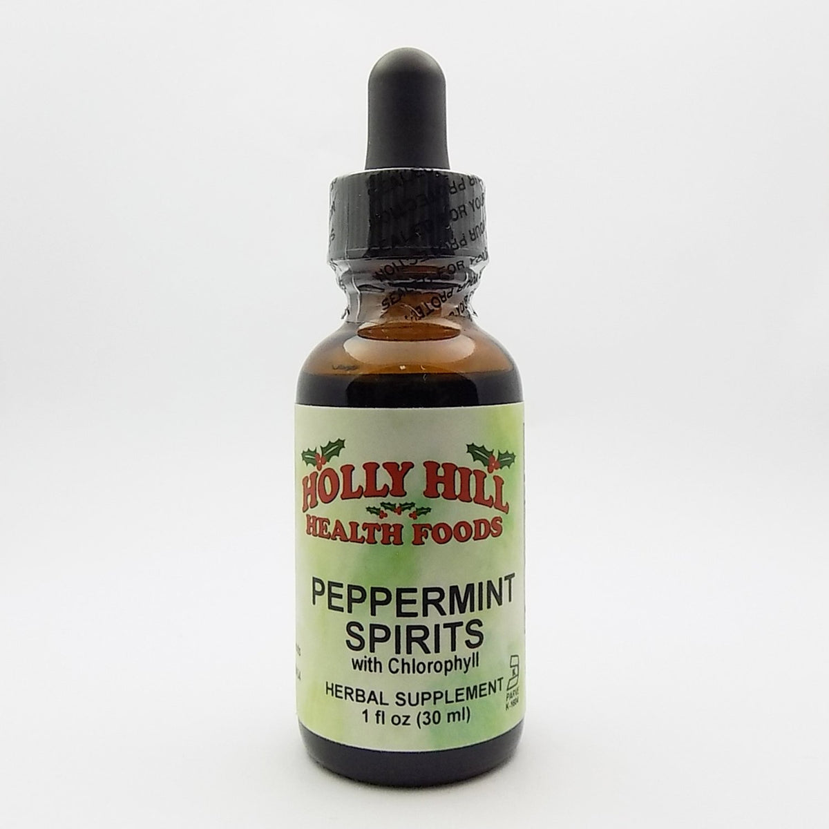 Holly Hill Health Foods Peppermint Spirits with Chlorophyll - 1 oz