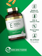 Carlyle Vitamin E 1000 IU with Mixed Tocopherols - 120 Softgels - image 5