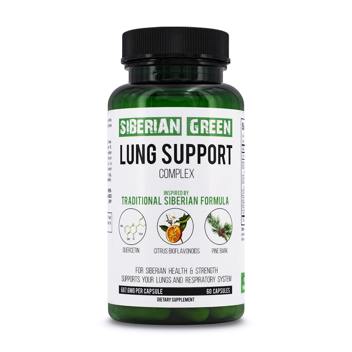 Siberian Green Lung Support Complex - 60 Capsules - image 3