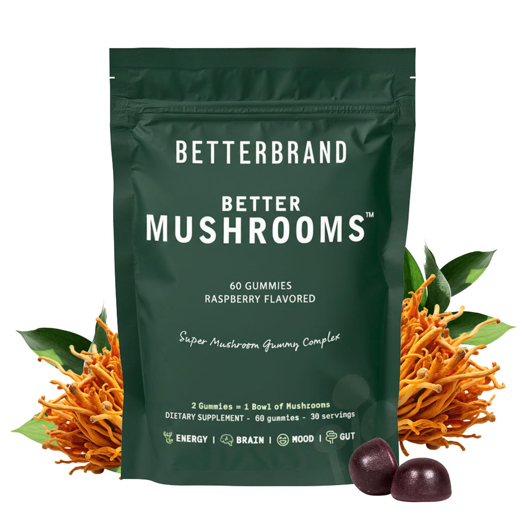 Betterbrand BetterMushrooms Mushroom Gummies to Support Gut Health