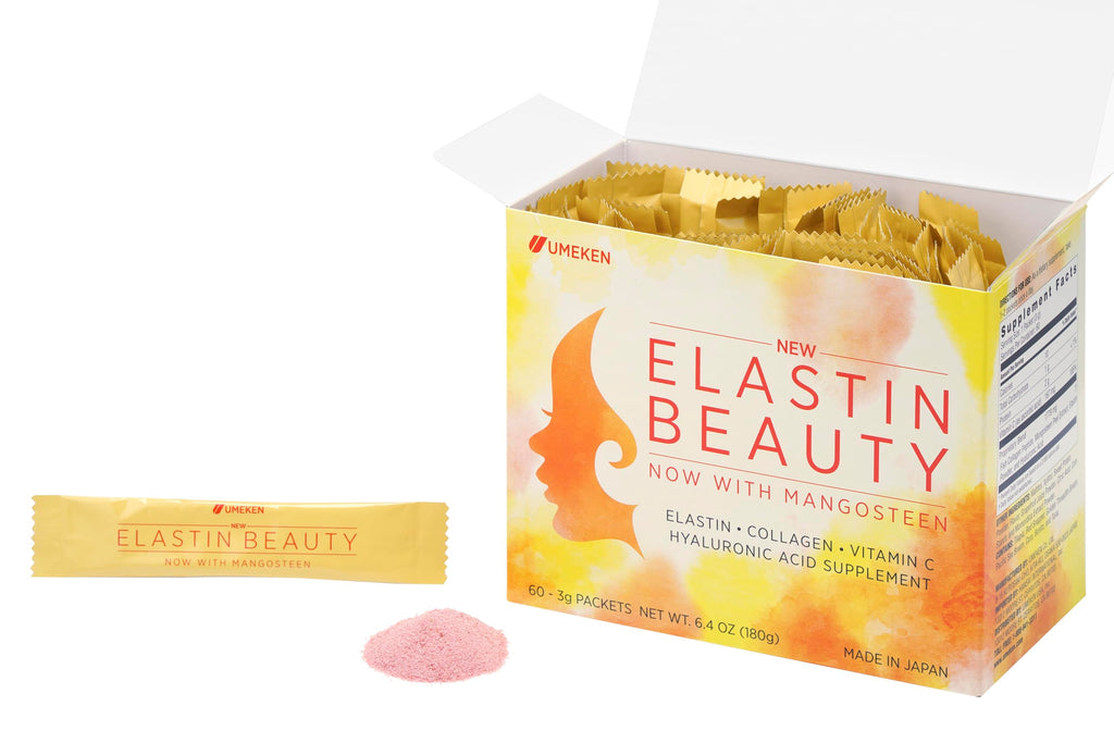 Umeken Elastin Beauty Powder with Collagen Peptides - 120 Packets - image 2