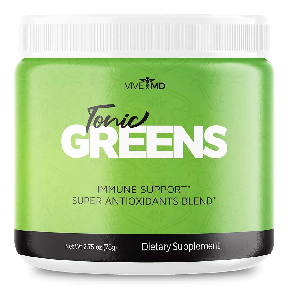 VIVE MD Tonic Greens Powder Vitamin Boost Supplement - 2.75 oz