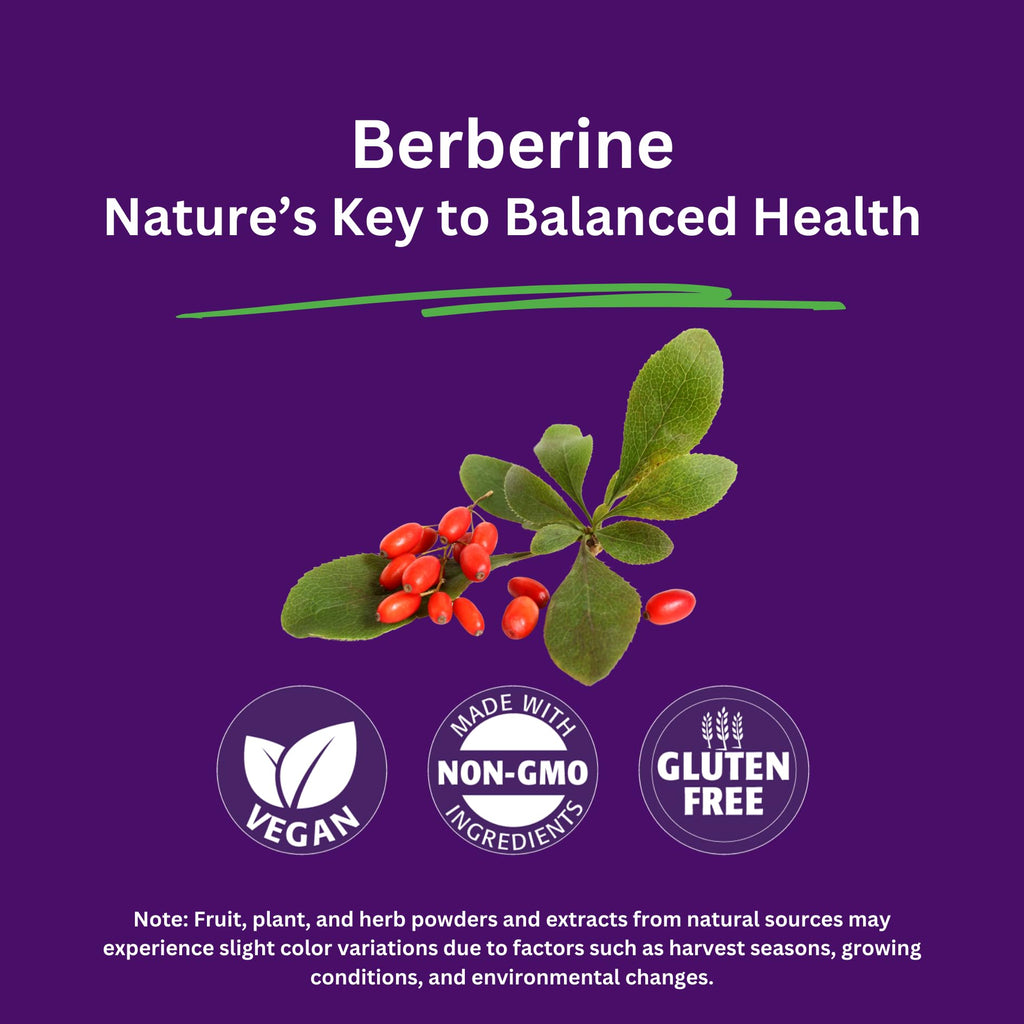 Paradise Herbs Berberine Extract 500 mg - 60 Capsules - image 3