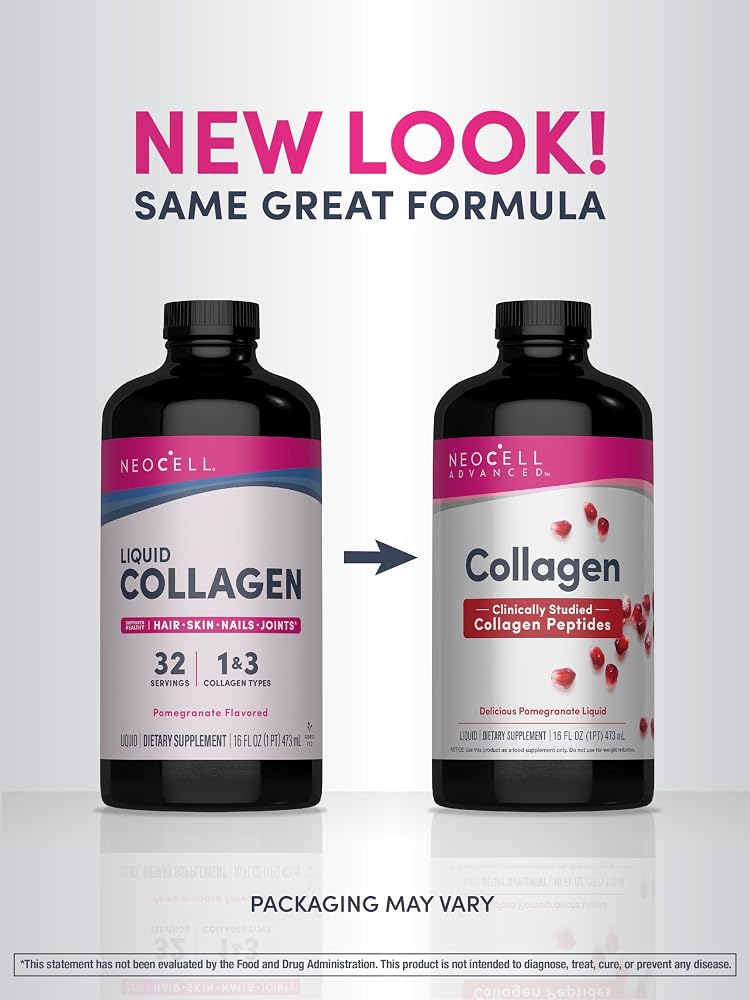 NeoCell Advanced Liquid Collagen 4000 mg - 16 Fl Oz - image 2