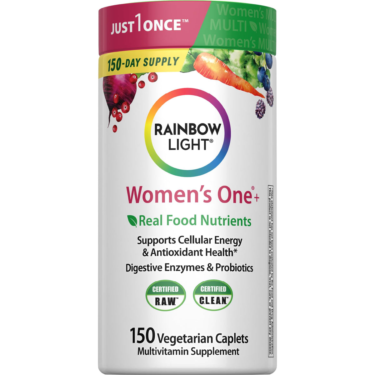 Rainbow Light Women's One+ Multivitamin - 150 Caplets